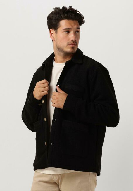 FORÉT Surchemise IVY WOOL OVERSHIRT en noir - large