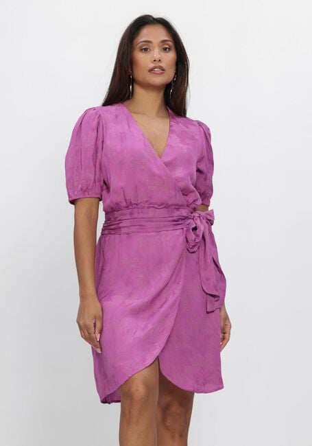 Roze FREEBIRD Midi jurk F-WV-JAC-FLOW-LUREX-26-1 - large