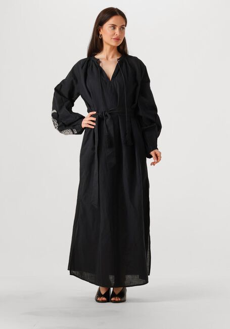 Zwarte NOTRE-V Maxi jurk NV-FREDA - large