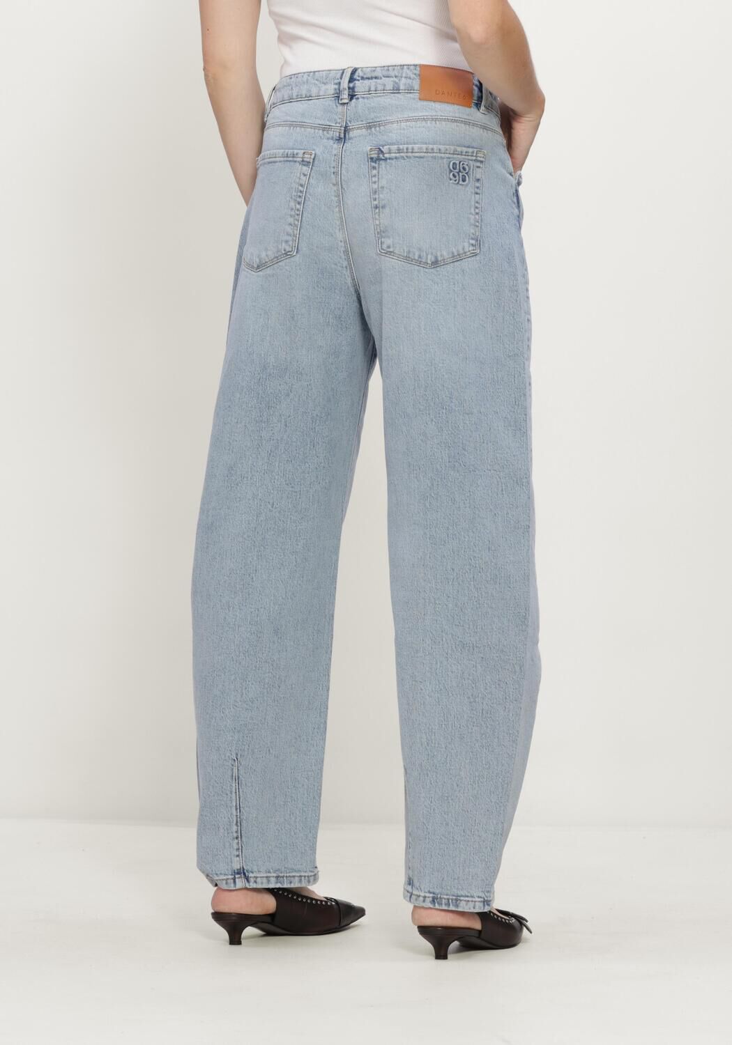 Lichtblauwe DANTE6 Wide jeans BRAVE BARREL LEG JEANS - large