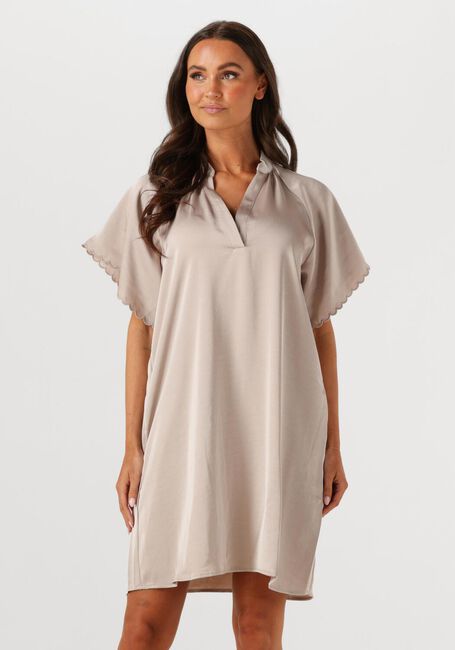 BRUUNS BAZAAR Mini robe WENDIS DRESS en beige - large