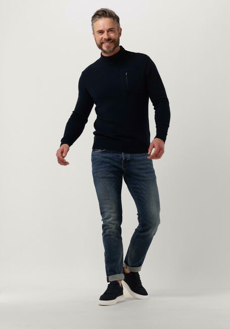 CYCLEUR DE LUXE Pull 7424 Bleu fonc&eacute; - large