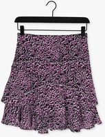 ALIX THE LABEL Mini-jupe LADIES WOVEN ABSTRACT VISCOSE SKIRT en violet
