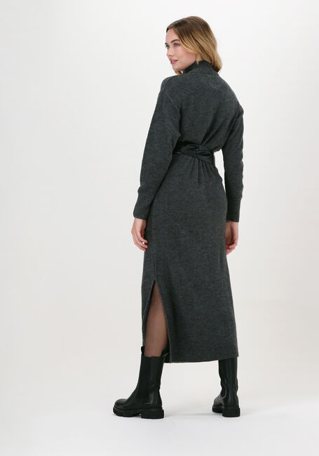 Grijze ANOTHER LABEL Midi jurk HAV DRESS L/S - large