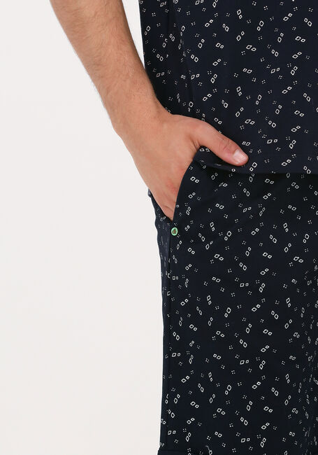 SCOTCH & SODA Pantalon courte STUART PRINTED PIMA COTTON SHORT Bleu foncé - large