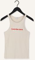 CALVIN KLEIN Haut TWO TONE MONOGRAM TANK TOP Blanc CALVIN KLEIN Haut TWO TONE MONOGRAM TANK TOP Blanc - medium