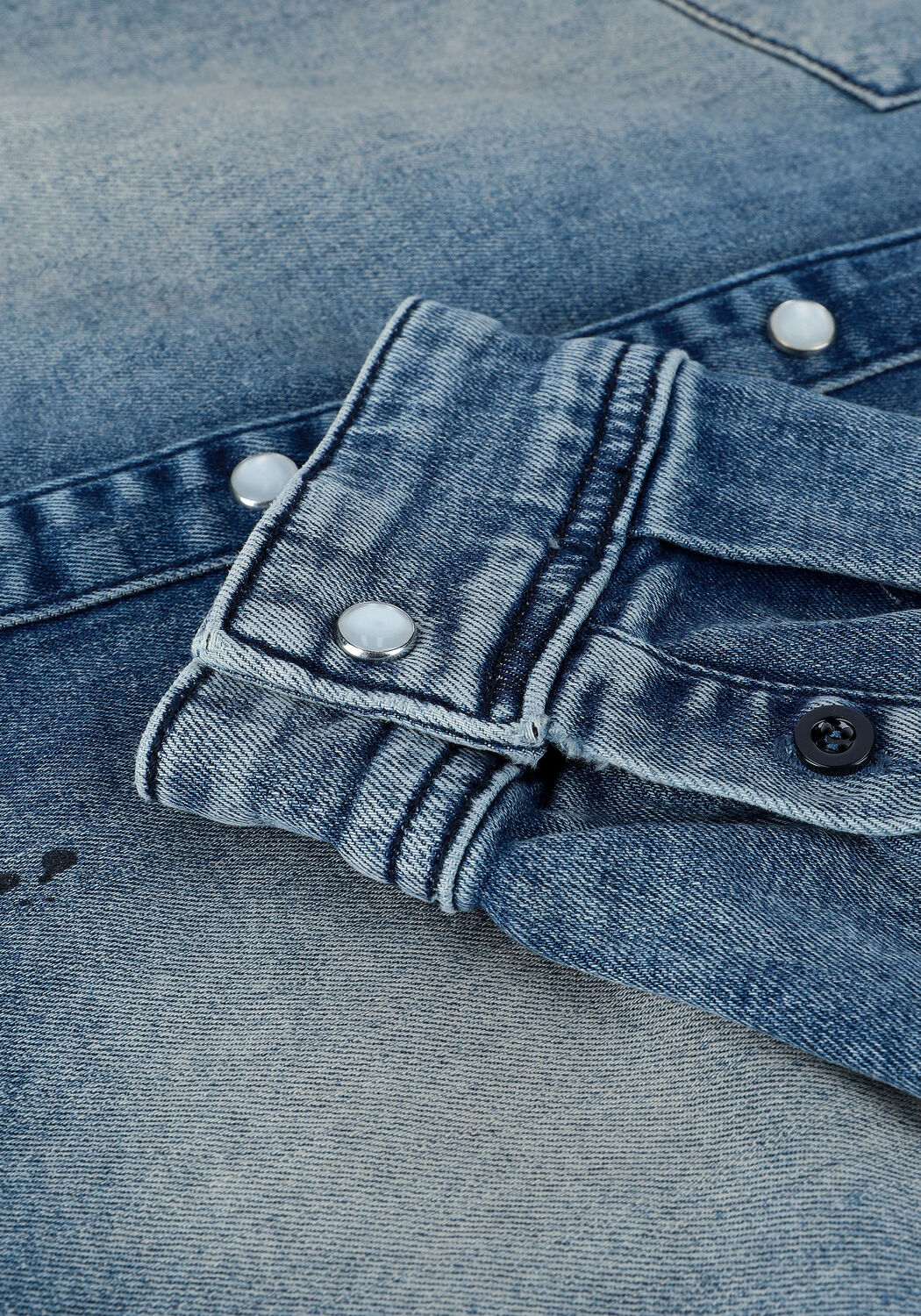 Blauwe PUREWHITE Casual overhemd 21030219 - large