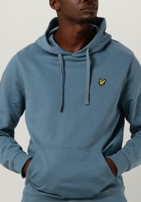 Blauwe LYLE & SCOTT Truien/vesten PULLOVER HOODIE - large