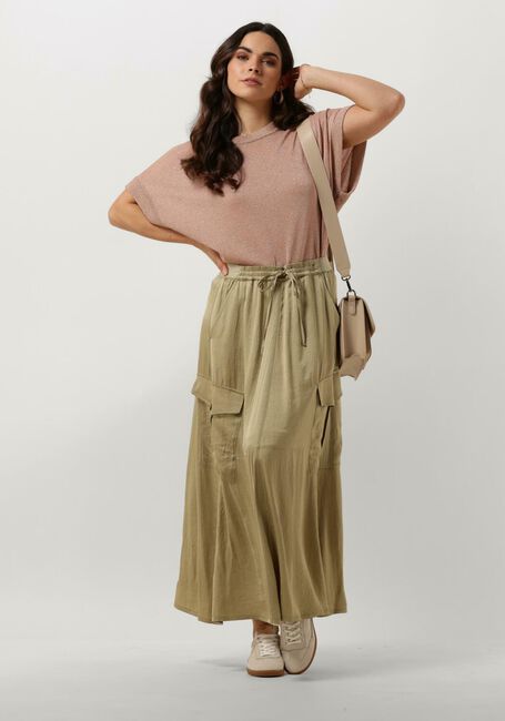 SUMMUM Haut OVERSIZED SLEEVELESS SWEATER SHIMMERING LUREX KNIT en rose - large