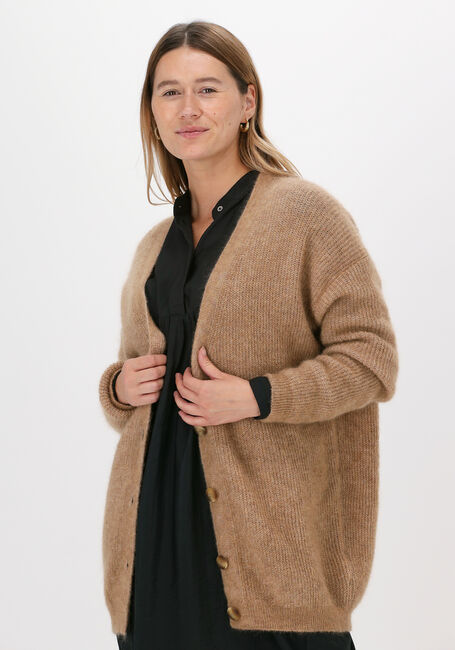 Camel BY-BAR Vest ABBY CARDIGAN - large