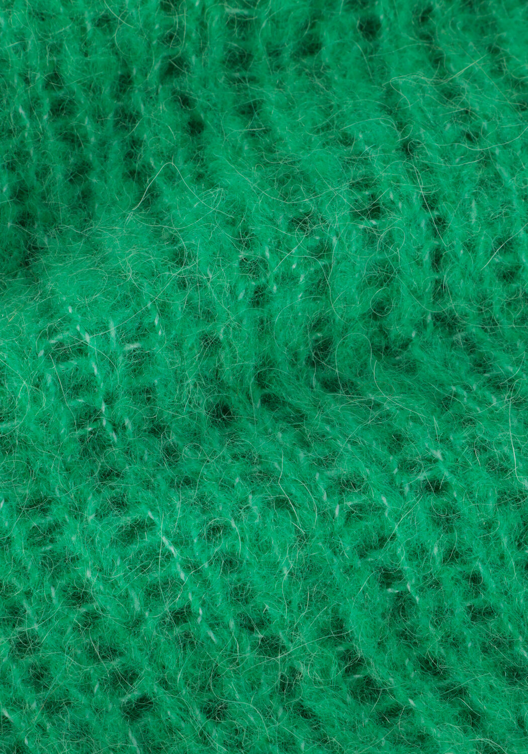 Groene NEO NOIR Trui MARTINA FLUFFY KNIT BLOUSE - large