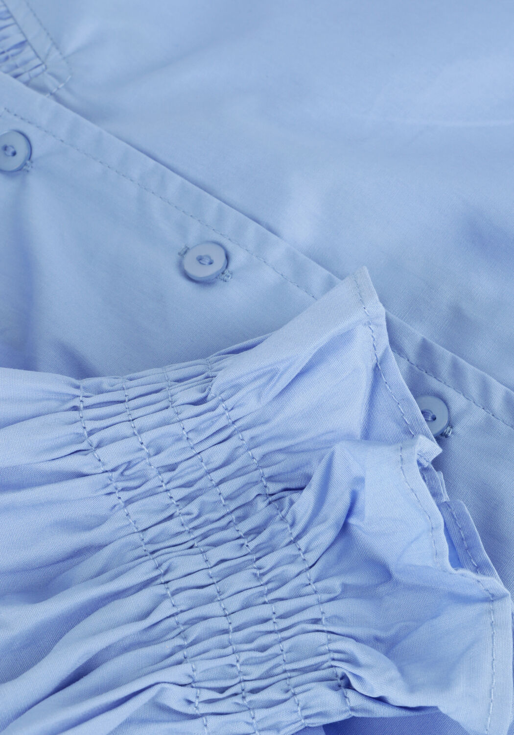 Blauwe NEO NOIR  BRIELLE SOLID SHIRT - large