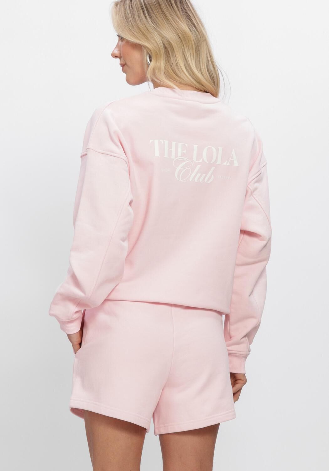 THE LOLA CLUB Chandail RUBY SWEATER Rose clair - large