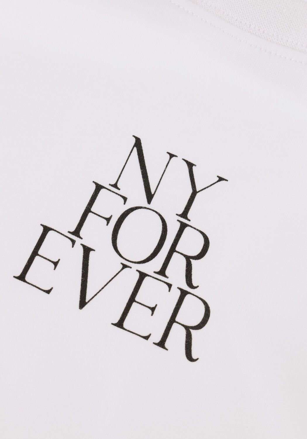 PENN & INK T-shirt T-SHIRT PRINT en blanc - large