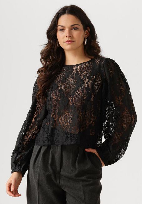 OBJECT Haut OBJBEVERLY L/S LO TOP en noir - large