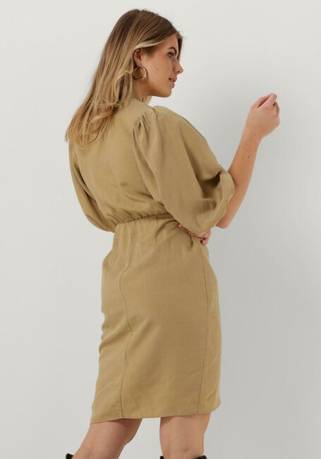 NOTES DU NORD Mini robe GLEENA SHORT DRESS Kaki - large