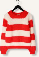 Rode BY-BAR Trui SIAN STRIPE PULLOVER Rode BY-BAR Trui SIAN STRIPE PULLOVER - medium