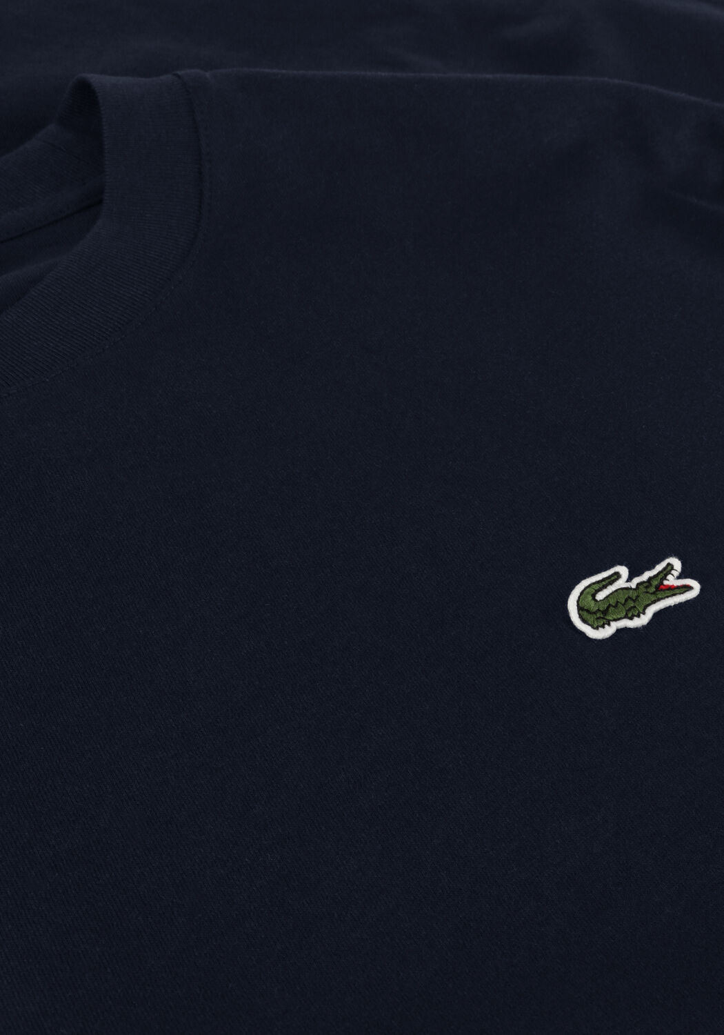 Donkerblauwe LACOSTE T-shirt COTTON T-SHIRT - large