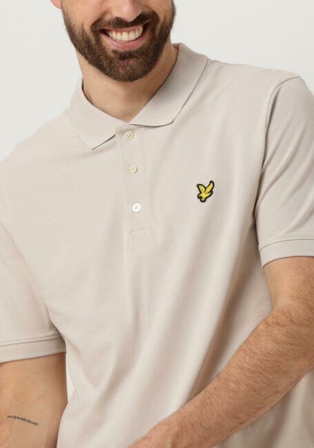 LYLE & SCOTT Polo PLAIN POLO SHIRT en beige - large