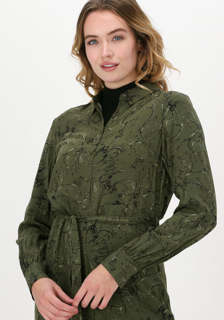 ANOTHER LABEL Robe maxi CHANIWA DRESS L/S en vert - large