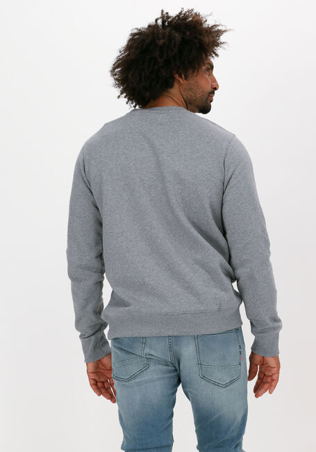 Grijze CALVIN KLEIN Sweater ICONIC MONOGRAM CREWNECK - large
