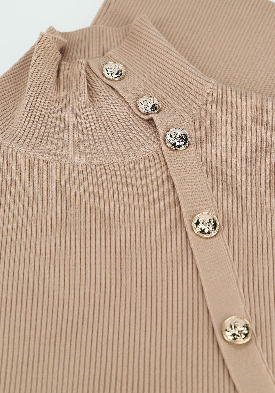 Beige SILVIAN HEACH Midi jurk DRESS PUEBLO - large