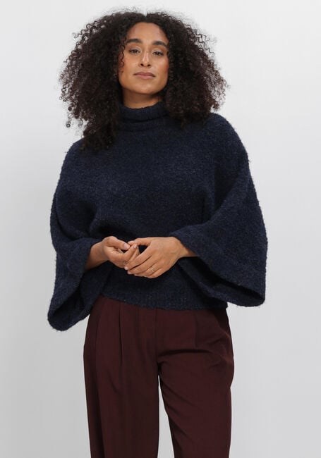 AIMEE THE LABEL NAMIBIAW6 KNITTED SWEATER Pulls & Gilets Bleu fonc&eacute; - large