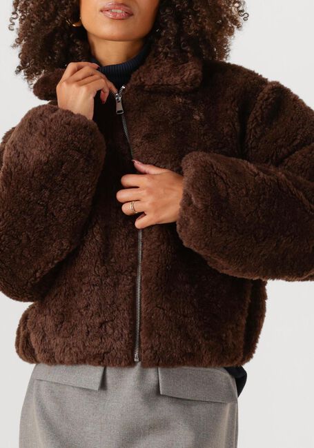 NOTRE-V Manteau Teddy NV-GEMMA en marron - large
