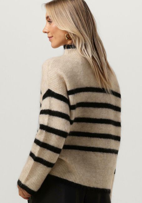 Zand SECOND FEMALE Trui OVALIS KNIT T-NECK - large