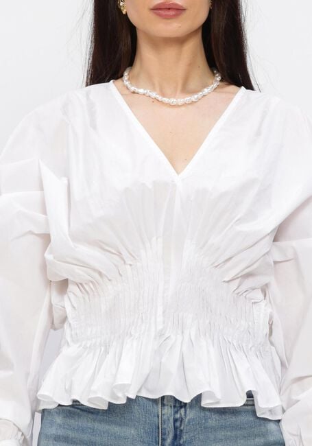 Witte COPENHAGEN MUSE  CMPOPLIN-BLOUSE - large