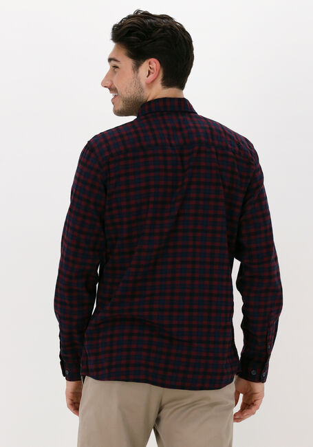 Bordeaux SELECTED MEN Casual overhemd SLHSLIMISAC SHIRT LS CHECK W C - large