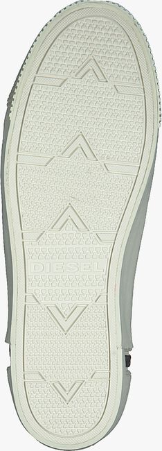 DIESEL Baskets ZIP-TURF en blanc - large