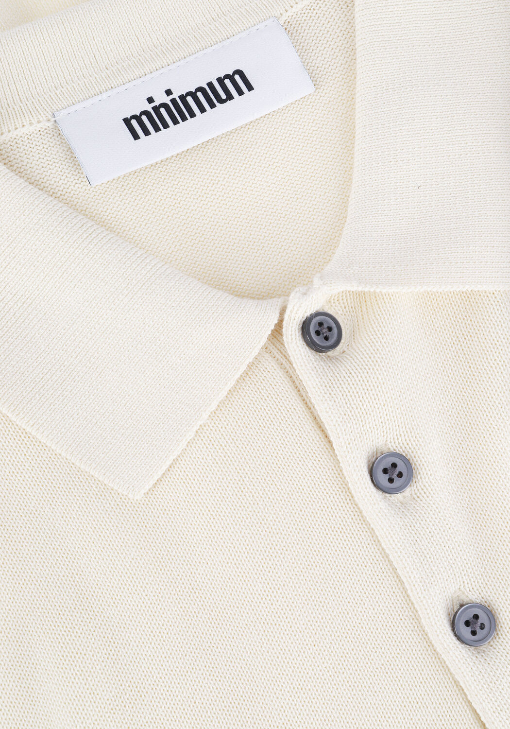 Ecru MINIMUM Polo CAVLI SS - large