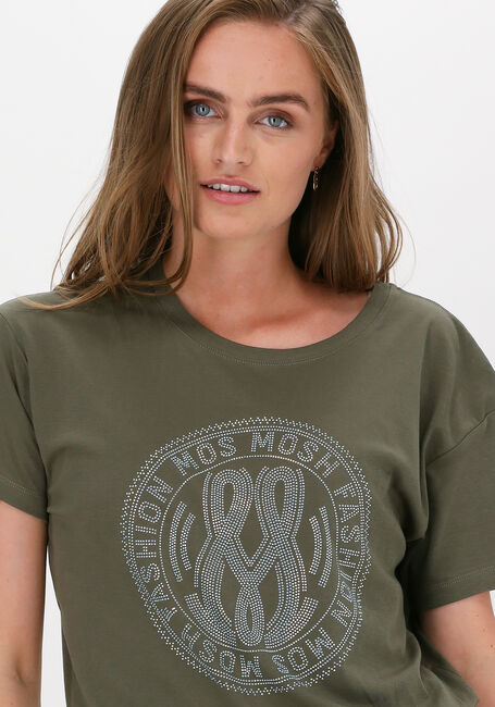 MOS MOSH T-shirt LEAH HOLI O-SS TEE en vert - large