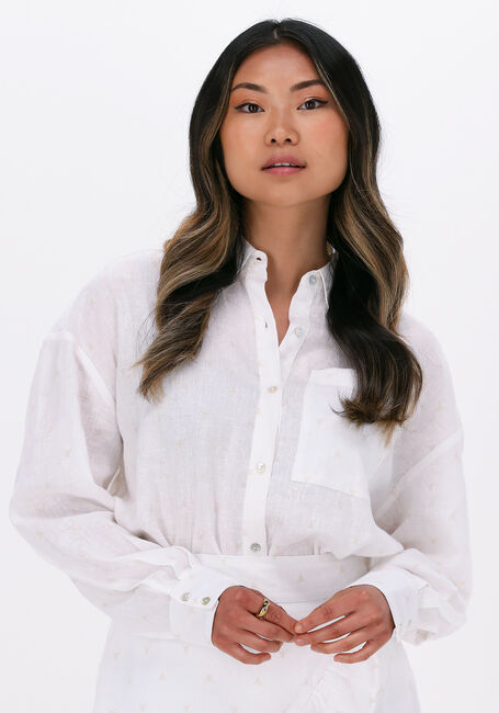 ALIX THE LABEL WOVEN BULL LINEN LYOCELL BLOUSE Blouses Écru - large