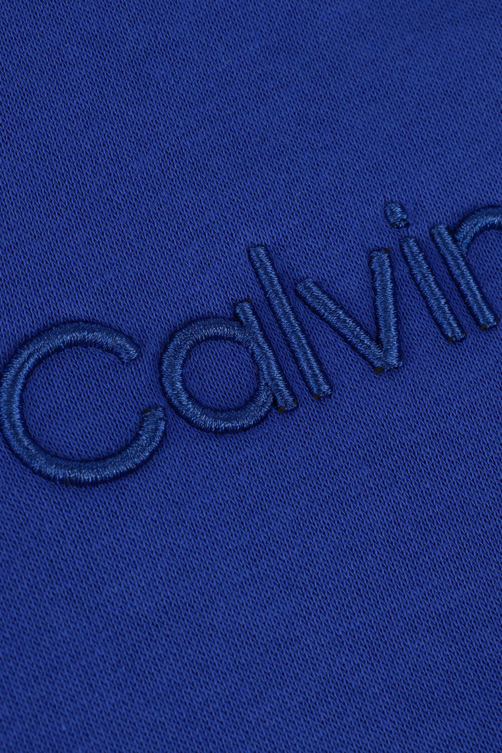 CALVIN KLEIN Pull CK EMBROIDERY LOGO SWEATSHIRT en bleu - large