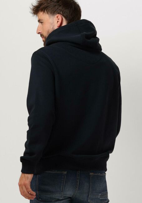 Donkerblauwe PME LEGEND Sweater HOODED SOFT TERRY BRUSHED - large