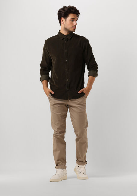 SELECTED MEN Surchemise SLHREGOWEN-CORD SHIRT LS W en vert - large