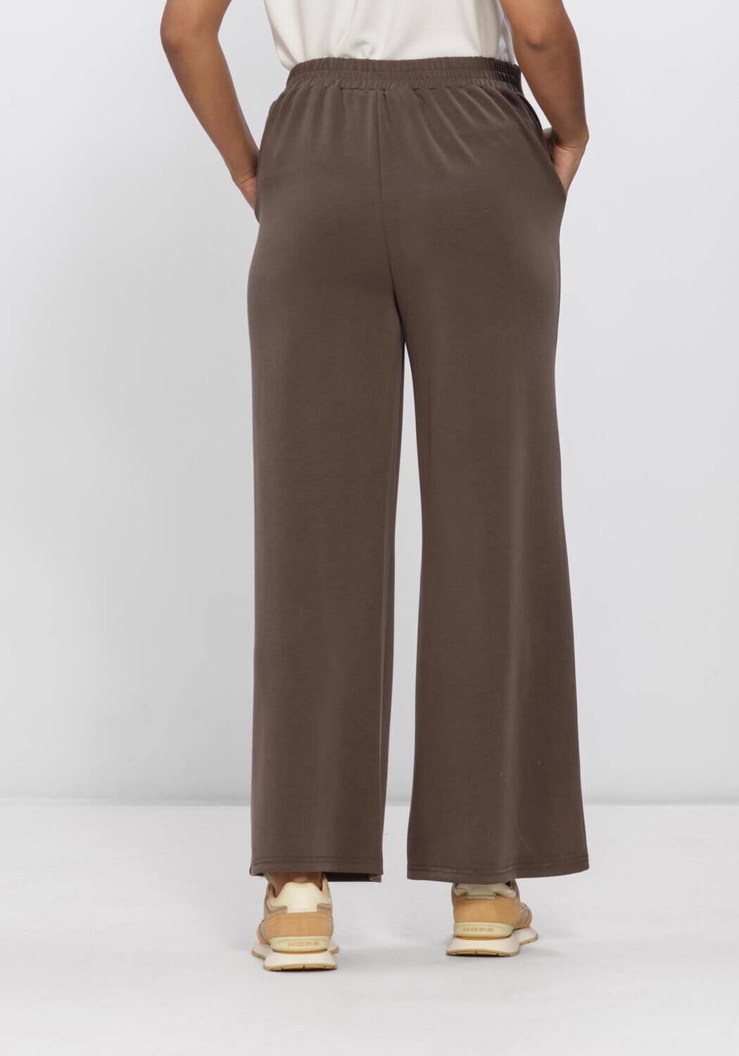MY ESSENTIAL WARDROBE Pantalon large MWHELLE WIDE PANT en marron - large