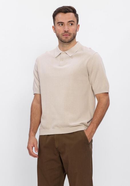 FOR&Eacute;T Polo SEA COTTON LINEN SS POLO en beige - large