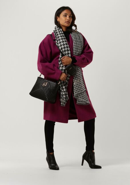 Paarse LIU JO Mantel CAPPOTTO TS.NAVETTA DIAGONALE Paarse LIU JO Mantel CAPPOTTO TS.NAVETTA DIAGONALE - large