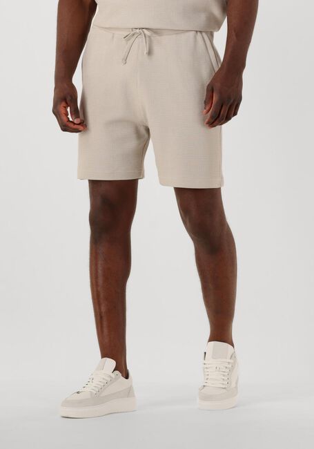 PURE PATH Pantalon courte REGULAR FIT CASUAL SHORTS Écru - large