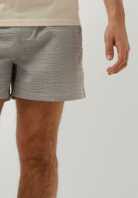 Blauwe SELECTED HOMME Zwembroeken SLHCOOPER SEERSUCKER SWIMSHORTS - large