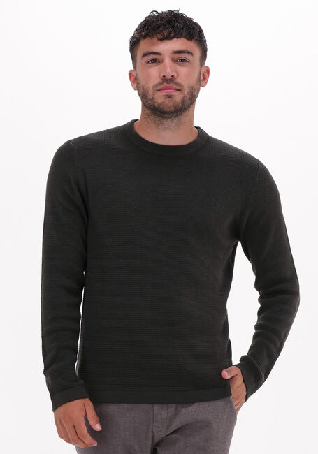 SELECTED HOMME Pull ROCKS LS KNIT CREW NECK W NAW en vert - large