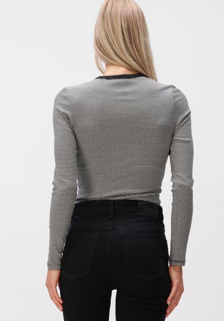 Multi TOMMY JEANS Top TJW SLIM ESSENTIAL RIB LS - large