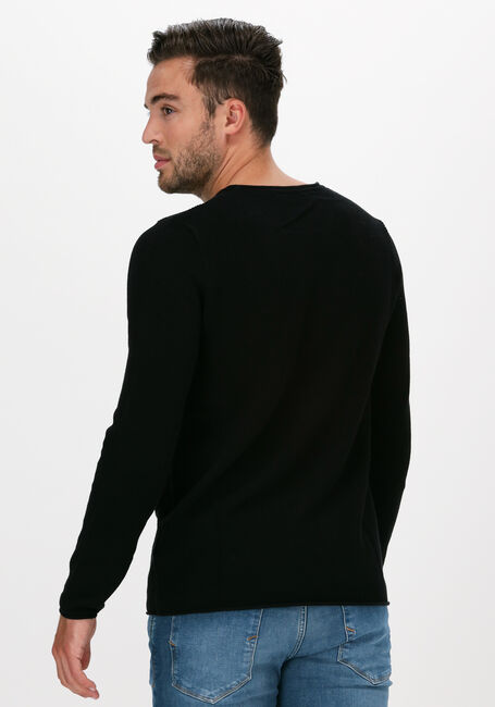 SELECTED HOMME Pull ROCKY CREW NECK B WEBS en noir - large