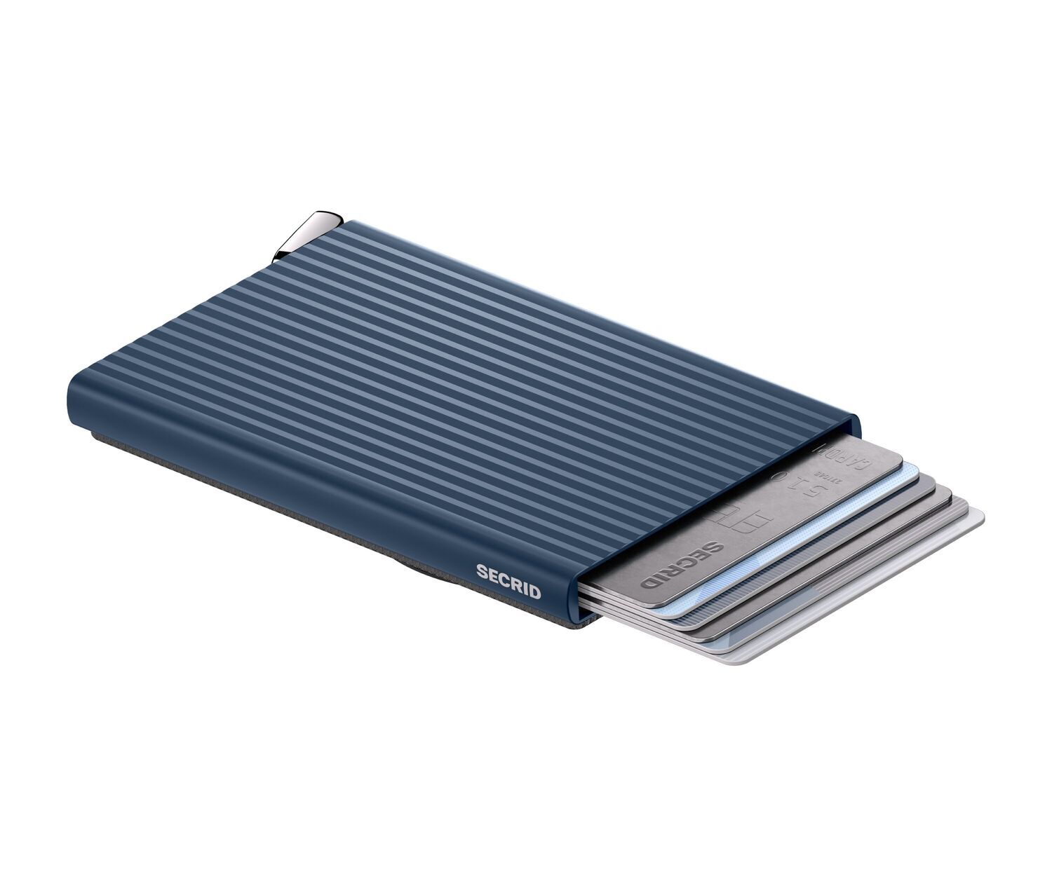 Blauwe SECRID Portemonnee CARDPROTECTOR FLUTED FOR MAGSAFE NAVY + - large
