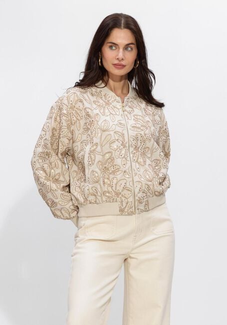 NUKUS Jack GINNY BOMBER PAILLET en beige - large