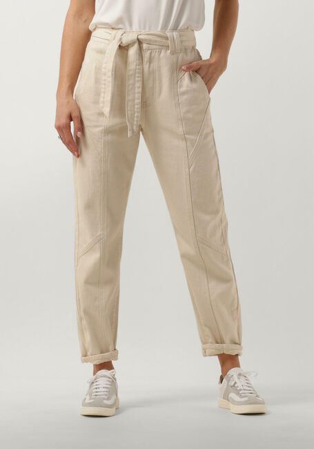 MINUS Pantalon VASIA HIGH WAISTED PANTS Crème - large