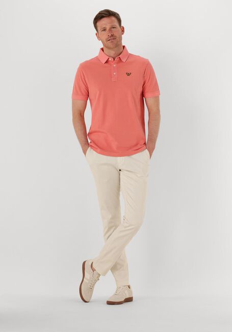 PME LEGEND Polo PIQUE GARMENT DYE Corail - large